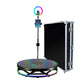 Luxury Glass 360 Photo Booth 32" Remote Control 360 Photo Booth Automatic Spin